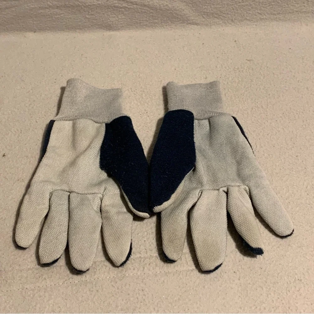 Dallas Cowboys Utility Gloves Dark Blue and Gray Size Fits Most Team Logo